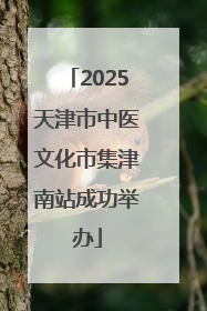 2025天津市中医文化市集津南站成功举办